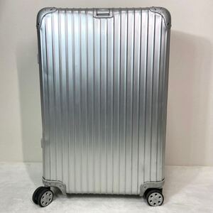 ☆大容量☆ RIMOWA TOPAS リモワ　トパーズ　82L 4輪　キャリーケース　シルバー　アルミ素材 キャリーバッグ