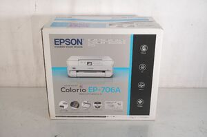 【7-76】 未開封品 EPSON エプソン Colorio カラリオ EP-706A インクジェットプリンター 複合機 無線 有線 スマホプリント Wi-Fi Direct