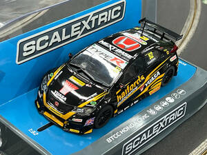 No.115 SCALEXTRIC BTCC Honda Civic TypeR 2017 Halfords Yuasa Racing No.52 Gordon Shedden [新品未使用 1/32スロットカー]