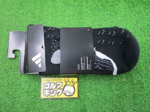 GK古城■ 043 アディダス AD23SS MGR50 ZGソックス M HT5736 BK クルーソックス★ブラック★お買い得★オススメ★