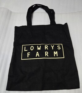 LOWRYS FARM ローリーズファーム トートバッグ ブラック　スマイル