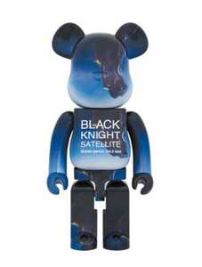 ベアブリック BE@RBRICK 1000％ BLACK KNIGHT SATELLITE AKASHIC RECORDS まぼろしのパレード メディコムトイ 黒騎士 NASA