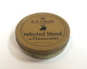 ★　レア！　W.O.LARSEN　SELECTED BLEND　No.44　BLACK & GOLDEN　　パイプたばこの空き缶