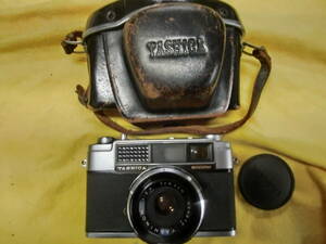 ヤシカ YASHICA minister レンジファインダー カメラ ボディ YASHINON 1:2.8 f=4.5cm レンズ ヴィンテージ レトロ ディスプレイ パーツ 