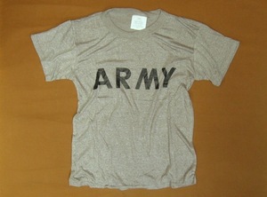 米軍タイプARMY半袖TシャツXSグレー§lovev§ts§ミリタリー