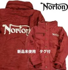 新品タグ付　ノートン 中綿 ジャケット M 刺繍 ボリュームネック Norton