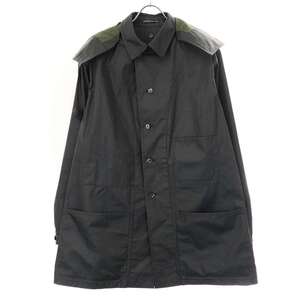 Yohji Yamamoto POUR HOMME ヨウジヤマモト プールオム 13SS ナイロンフーデットジャケット HX-KJ40-608 ブラック 3 ITS5QI07NETC