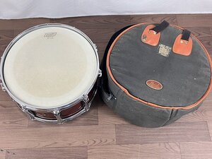 【え沖】Pearl パール CONCERT PERCUSSION スネアドラム ソフトケース付 音出し確認済み 現状品 打楽器 え271 MD457MTT27