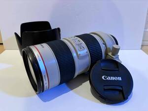 ★動作品★Canon ZOOM LENS EF 70-200mm F2.8L IS USM フード付き / キヤノン　ズームレンズ #53