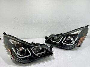 スバル　レガシィ　BR BM　EAGLEEYES　イーグルアイ　社外　ヘッドライト　ランプ　ファイバーLED　左右セット　(FKL-2)