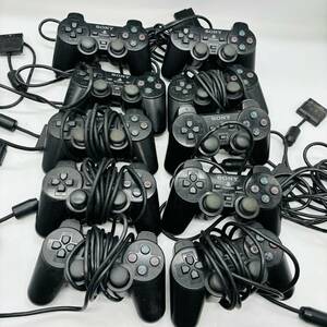 【ジャンク品】PlayStation2　DUALSHOCK 2　PS2　デュアルショック2　コントローラ　まとめ売り　10台　プレステ　5