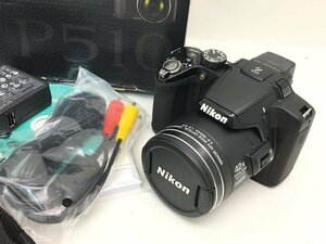Nikon COOLPIX P510 / NIKKOR 42X WIDE OPTICAL ZOOM ED VR 4.3-180mm 1:3-5.9 デジタルカメラ 箱/付属品付き ジャンク 中古【MA050038】