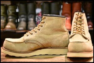 【7.5E 美品 犬タグ 98年】レッドウィング 8173 スエード アイリッシュセッター タン ラフアウト ブーツ redwing HOPESMORE