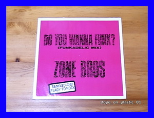 Zone Bros / Do You Wanna Funk? / Funk The House/ペラジャケ/UK Original/5点以上で送料無料、10点以上で10%割引!!!/12