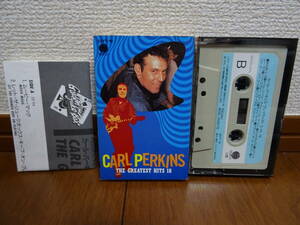 Carl Perkinsカールパーキンス★Greatest Hits 18 日本版カセットテープ！ベスト BEATLESビートルズ GEORGE HARRISONジョージハリスン