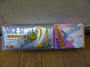 @新品未使用 未開封品 期限切れジャンク Konica 撮りっきりコニカ フラッシュ付 24枚撮り NICE SHOT ナイスショット LK-101