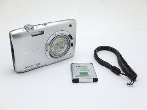 ★ハローカメラ★1円スタート 4695 Nikon COOLPIX A100 B.20051989 2005万画素 動作品 バッテリー付き ニコン コンデジ 即決あり