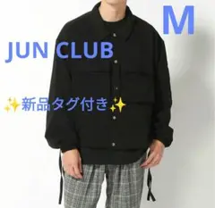 【✨新品タグ付き✨】JUN CLUB◎裾ドローコード春ジャケット 黒　M