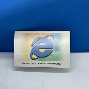 ◎(1109-26) Microsoft Internet Explorer 4.5 Macintosh Edition シリアルナンバー付きます