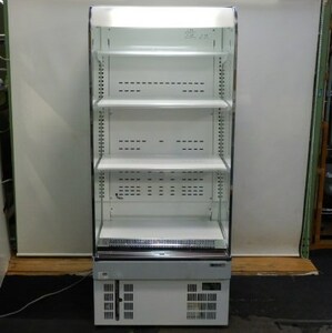 (西濃営業所止)2012年製 サンデン RS-650CZ 多段 オープン 冷蔵 ショーケース W650D600H1520ｍm 165L 127kg 100V 16～22℃ 4段