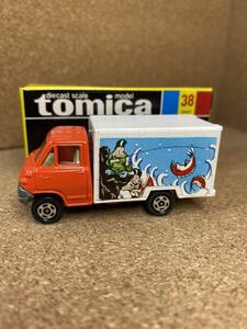 トミカ、tomica、ミニカー、日本製、黒箱、トヨタ、ダイナ、冷凍車、同梱可