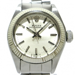 ROLEX(ロレックス) 腕時計 オイスターパーペチュアル 6719 レディース SS×K18WG/12コマ/不動 シルバー