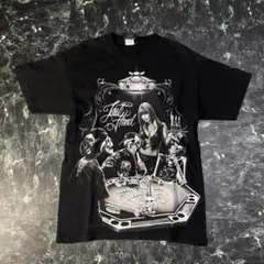 【VINTAGE】skull nightlife mono tee