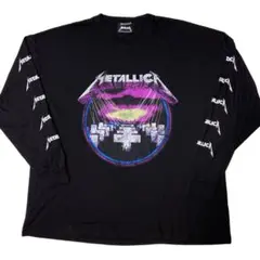 METALLICA メタリカ MEMENTISM 長袖 Tシャツ ロンT 黒