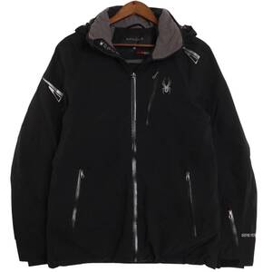 SPYDER スパイダー GORE-TEX スキージャケット ブラック (メンズ M) 中古 古着 A2868