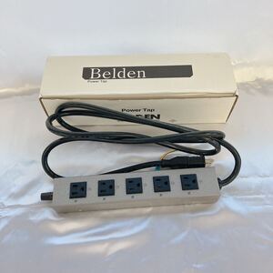 BELDEN ベルデン Power Tap 電源タップ 5口 3Pコネクター アースコネクター付き オーディオ 音響機器 0d