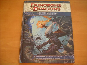 TRPG「DUNGEONS&DRAGONS INTO THE UNKNOWN：THE DUNGEON SURVIVAL HANDBOOK」（洋書）D&D