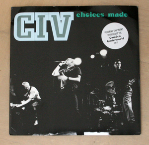 CIV - Choices Made / EP / UK Org. / Punk, Haedcore, パンク, ハードコア