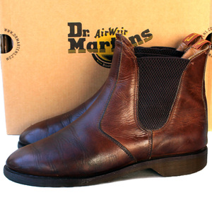 Dr.MARTENS ドクターマーチン★チェルシーブーツ UK7=26 A-CH3500JUL イングランド製 サイドゴアブーツ ショートブーツ p i-953