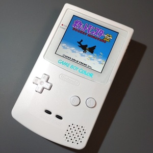 ゲームボーイカラー ホワイト ips液晶 バックライト GBC IPS LCD