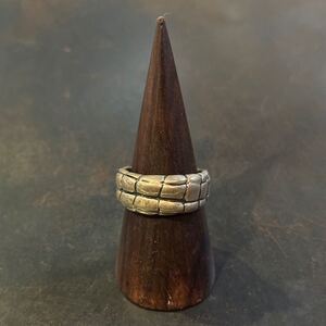 SILVER925 BLACK LINE DESIGN RING/シルバー/リング