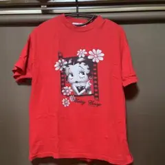 ヴィンテージ ベティ・ブープ Tシャツ 赤　半袖　古着