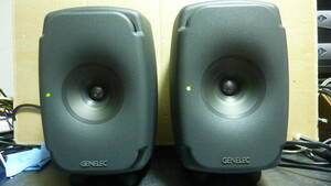 【訳あり中古】GENELEC モニタースピーカー 8331AP （ダークグレー） 【ペア】（1台不具合あり）