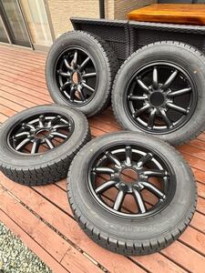 ★ほぼ新品★イボ付 ファブレス MC-9 215/60R17 4本 ハイエース 200 スーパーGL ワイド スーパーロング ワタナベ似★