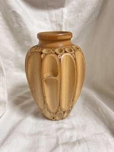 ◆竹工芸品　花瓶◆B-681