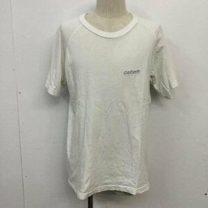 Carhartt 表記無し カーハート Tシャツ 半袖 クルーネック ラグランスリーブ 刺繍 T Shirt 白 / ホワイト / 10062546