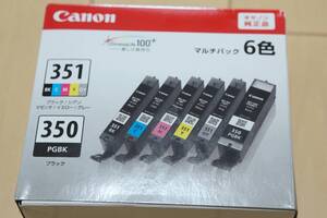 未開封　期限切れ　Canon 純正 インク カートリッジ BCI-351+350/6MP 6色マルチパック　