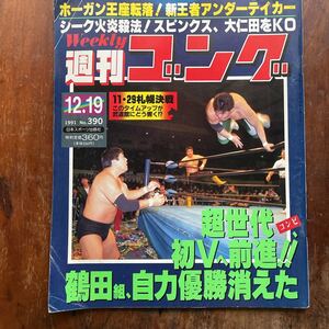 ■週刊ゴング　m　1991.12.19号　NO.390