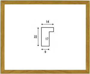 デッサン用額縁 木製フレーム オーク14 太子サイズ