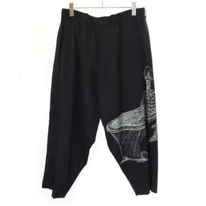 Yohji Yamamoto POUR HOMME ヨウジヤマモト プールオム 16SS Skull Print Easy Pants スカルプリントイージーパンツ 5 IT8OCGC0KVRQ