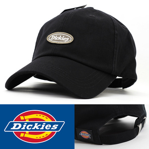 ローキャップ 帽子 DICKIES ディッキーズ TWILL CALIF WAPPEN FULL CAP ブラック 14671100-80 USA アメリカンブランド