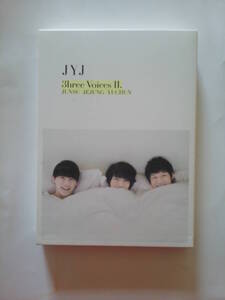 DVD JYJ 3hree Voices Ⅱ. JUNSU JEJUNG YUCHUN ジェイワイジェイ