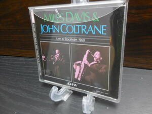 MILES DAVIS マイルスデイビス JOHN COLTRANE ジョン・コルトレーン LIVE IN STOCKHOLM 1960 プラケース無し 2枚組