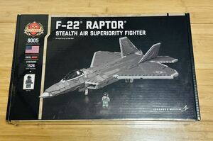 レゴLEGO F-22ラプター ステルス戦闘機 ジオラマ プラモデル ブロック 飛行機 エースコンバット アメリカ