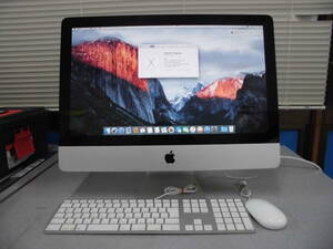 Apple　iMac　A1311　21.5インチ　Core2Duo3.06GHz　メモリ4GB　HDD500GB　MacOSX El Capitan