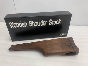 140132★CAW　Wooden Shoulder Stock　木製ストック　P-08　箱有　写真追加あり★B1